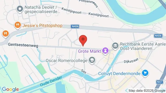 Apartments for rent i Dendermonde - kort over placeringen