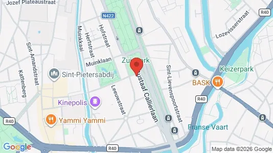 Apartments for rent i Stad Gent - kort over placeringen
