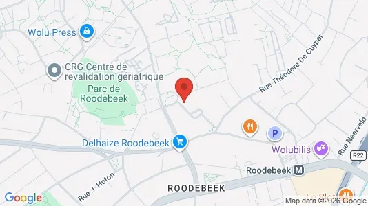 Apartments for rent i Brussels Sint-Lambrechts-Woluwe - kort over placeringen