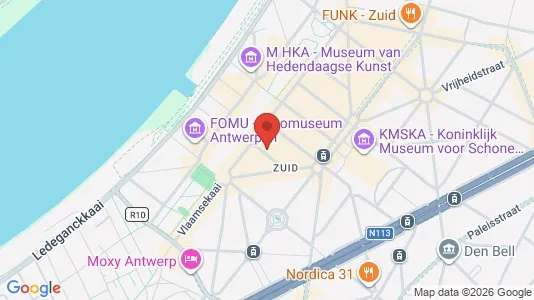 Apartments for rent i Stad Antwerp - kort over placeringen