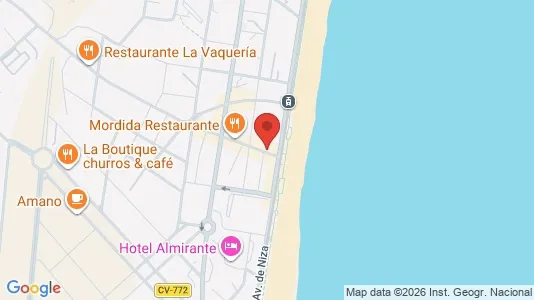 Apartments for rent i El Campello - kort over placeringen