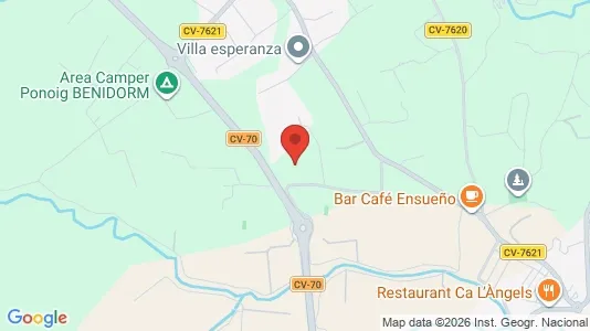 Apartments for rent i La Nucia - kort over placeringen