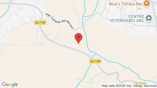 Apartments for rent i Zurgena - kort over placeringen