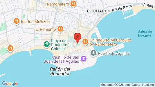 Apartments for rent in Águilas - Photo from Google Street View