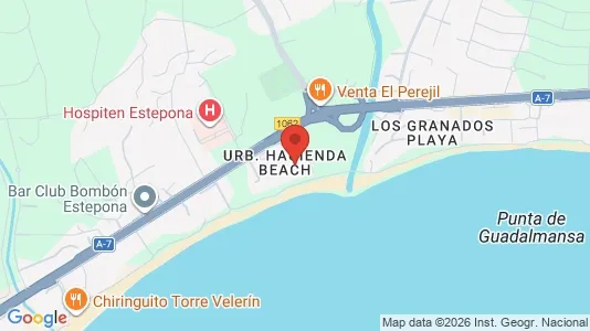 Apartments for rent i Estepona - kort over placeringen