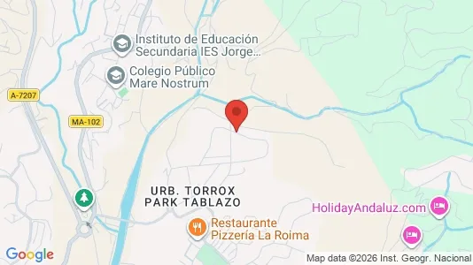 Apartments for rent i Torrox - kort over placeringen