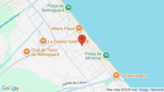 Apartments for rent i Guardamar de la Safor - kort over placeringen