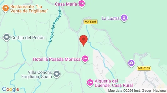 Apartments for rent i Frigiliana - kort over placeringen