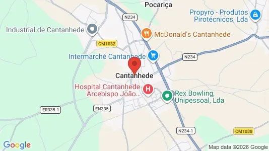 Apartments for rent in Cantanhede - Photo from Google Street View
