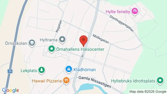 Apartments for rent i Hylte - kort over placeringen