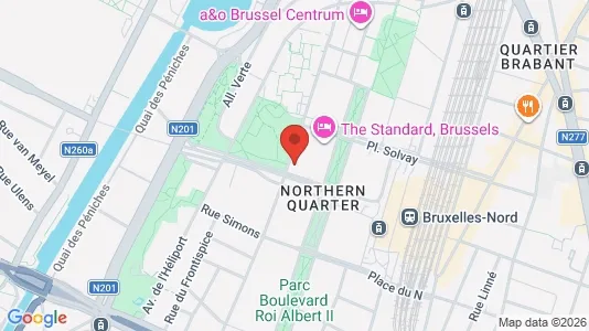 Apartments for rent i Stad Brussel - kort over placeringen