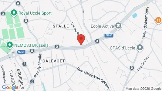 Apartments for rent i Brussels Ukkel - kort over placeringen