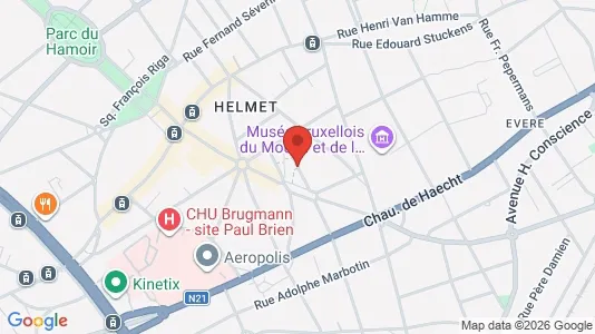 Apartments for rent i Brussels Schaarbeek - kort over placeringen