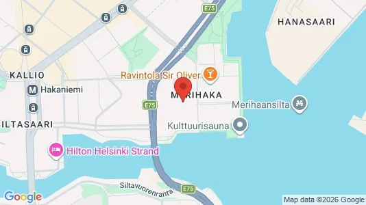 Rooms for rent i Helsinki Keskinen - kort over placeringen