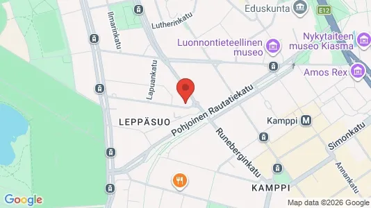Rooms for rent i Helsinki Eteläinen - kort over placeringen