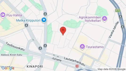 Rooms for rent i Helsinki Keskinen - kort over placeringen