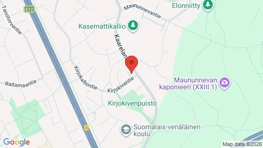 Rooms for rent i Helsinki Läntinen - kort over placeringen