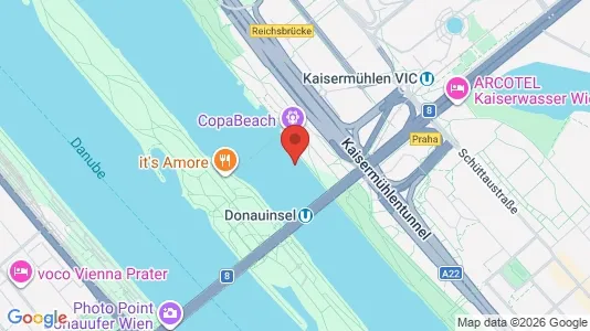 Apartments for rent i Vienna Donaustadt - kort over placeringen