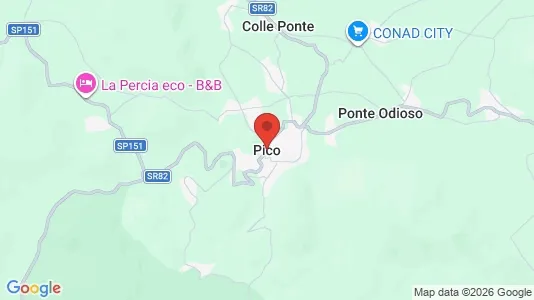 Apartments for rent i Pico - kort over placeringen