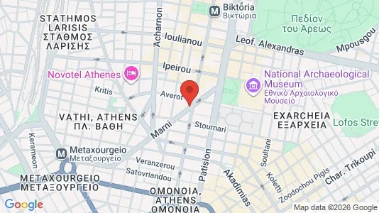 Apartments for rent i Athens Agios Nikolaos - kort over placeringen