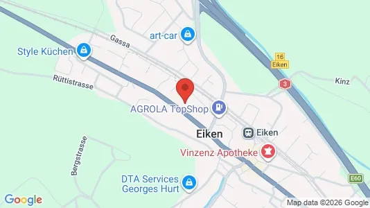 Apartments for rent i Laufenburg - kort over placeringen