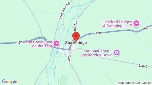 Houses for rent i Stockbridge - Hampshire - kort over placeringen