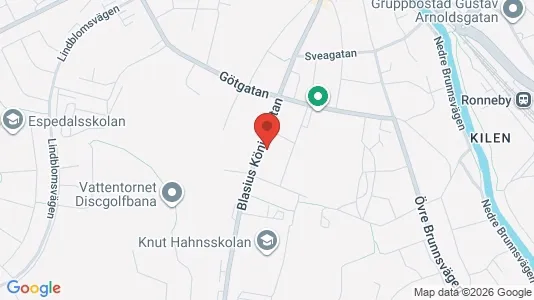 Apartments for rent i Ronneby - kort over placeringen