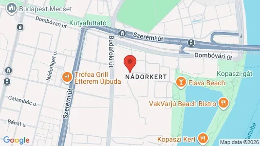 Apartments for rent i Budapest Újbuda - kort over placeringen