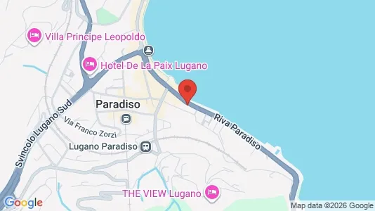 Apartments for rent i Lugano - kort over placeringen