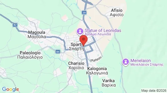 Houses for rent i Sparta - kort over placeringen