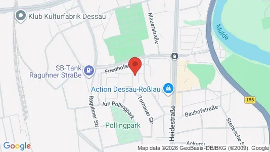 Apartments for rent i Dessau-Roßlau - kort over placeringen
