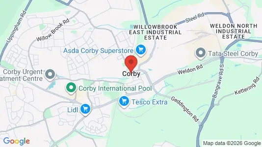 Apartments for rent in Corby - Northamptonshire - Photo from Google Street View
