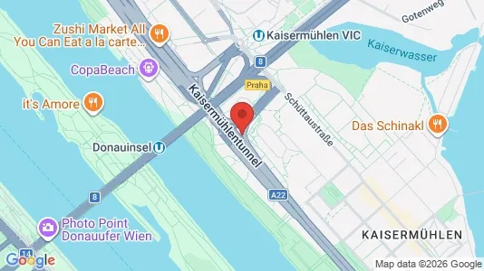 Apartments for rent i Vienna Donaustadt - kort over placeringen