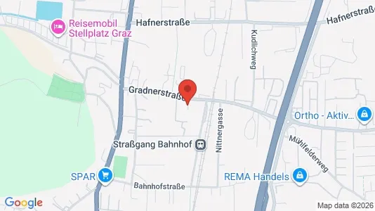 Apartments for rent i Graz - kort over placeringen