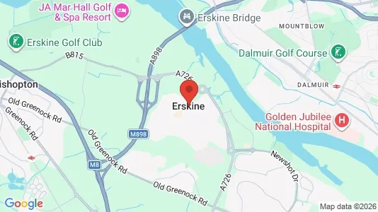 Apartments for rent i Erskine - Renfrewshire - kort over placeringen