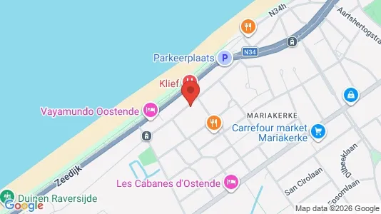 Apartments for rent i Oostende - kort over placeringen