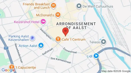 Apartments for rent i Aalst - kort over placeringen
