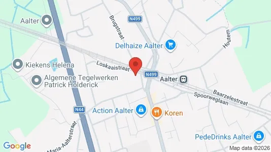 Apartments for rent i Aalter - kort over placeringen