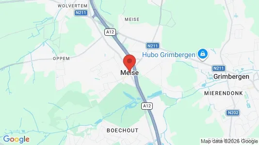 Houses for rent i Meise - kort over placeringen