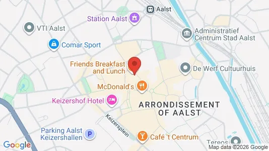 Apartments for rent i Aalst - kort over placeringen