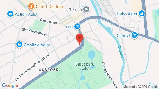 Apartments for rent i Aalst - kort over placeringen