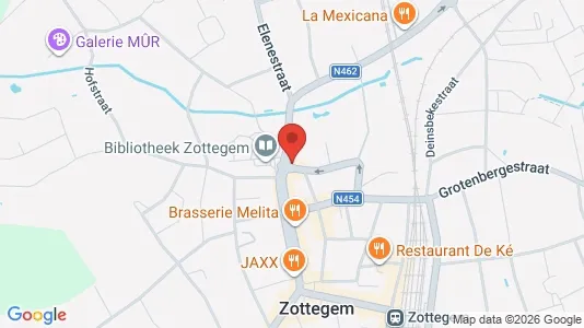 Apartments for rent i Zottegem - kort over placeringen