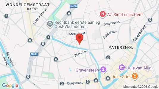 Apartments for rent i Stad Gent - kort over placeringen