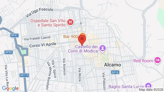 Apartments for rent i Alcamo - kort over placeringen