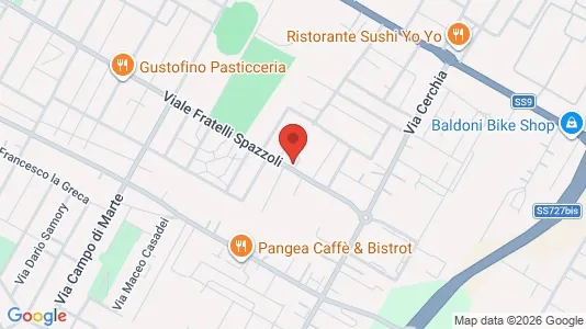 Rooms for rent i Forlì - kort over placeringen