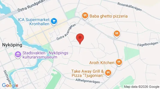 Apartments for rent i Nyköping - kort over placeringen