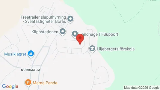 Apartments for rent i Borås - kort over placeringen