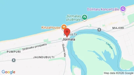Apartments for rent i Jūrmala - kort over placeringen