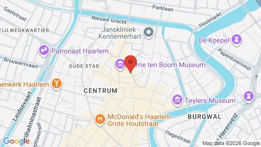 Apartments for rent i Haarlem - kort over placeringen