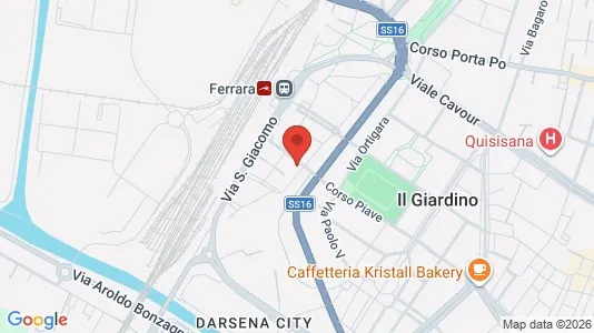 Rooms for rent i Ferrara - kort over placeringen